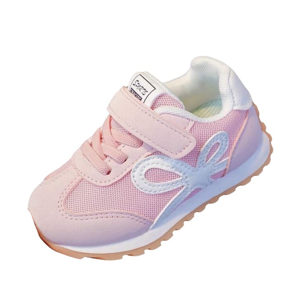 SHEIN Pink Kids Shoes with Bow Accent 7.5 - Picture 4 of 4